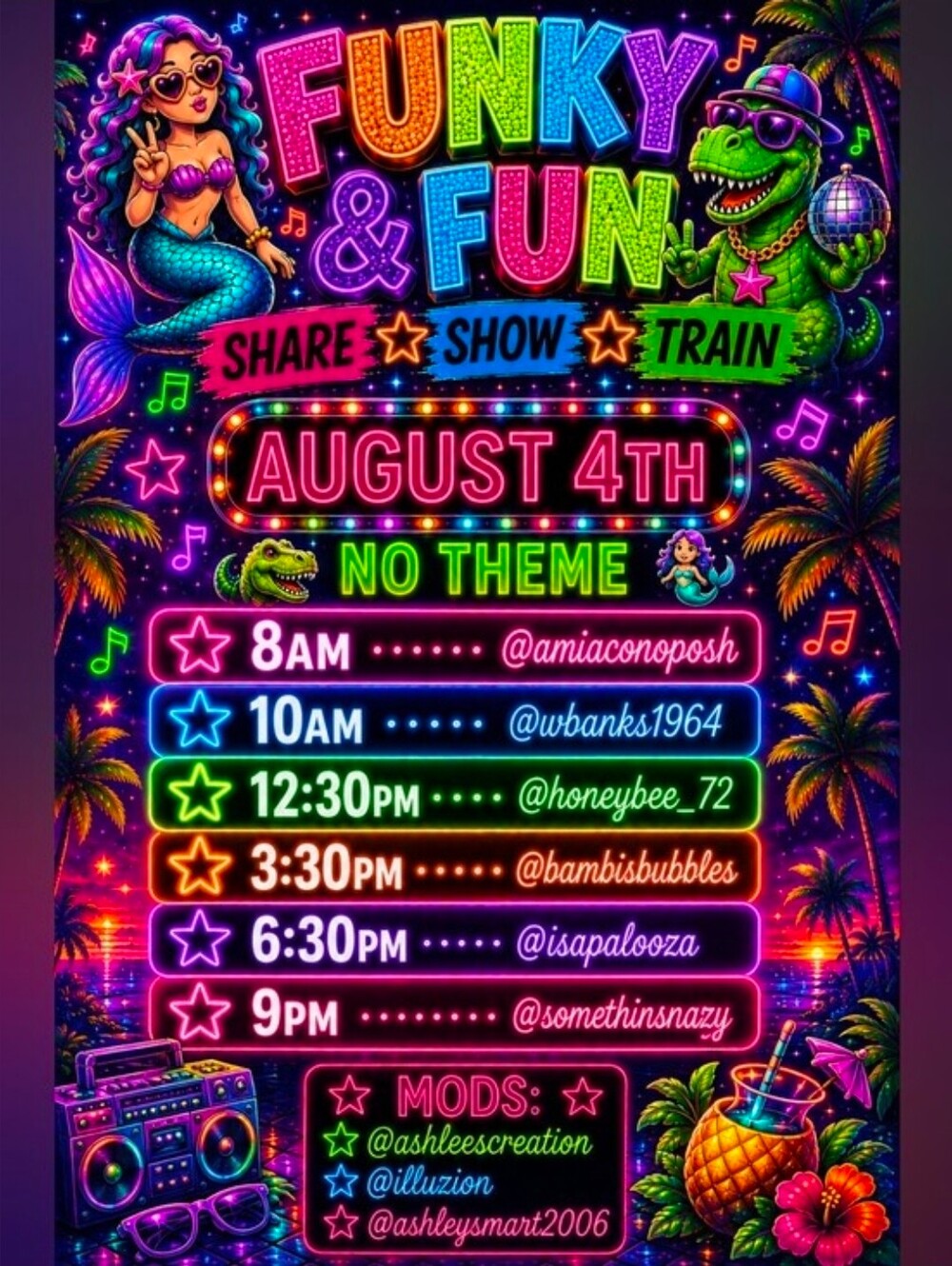 FUNKY & FUN LIVE Share Show Train